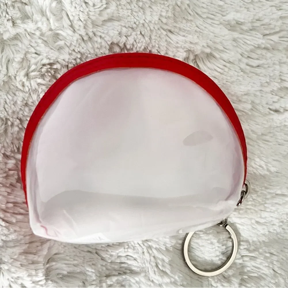 Sanrio Red Hello Kitty Transparent Keychain Bag